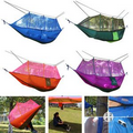 Double Layer Hammocks with Mosquito Net and Package Bag